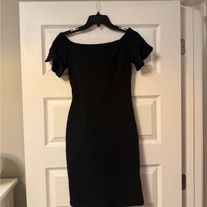 Gianni Bini Black Off-Shoulder Dress